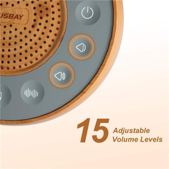 White Noise Machine with 31 Soothing Sounds 5W Loud Stereo Sound, Auto-Off Timer - Picture 3 of 5